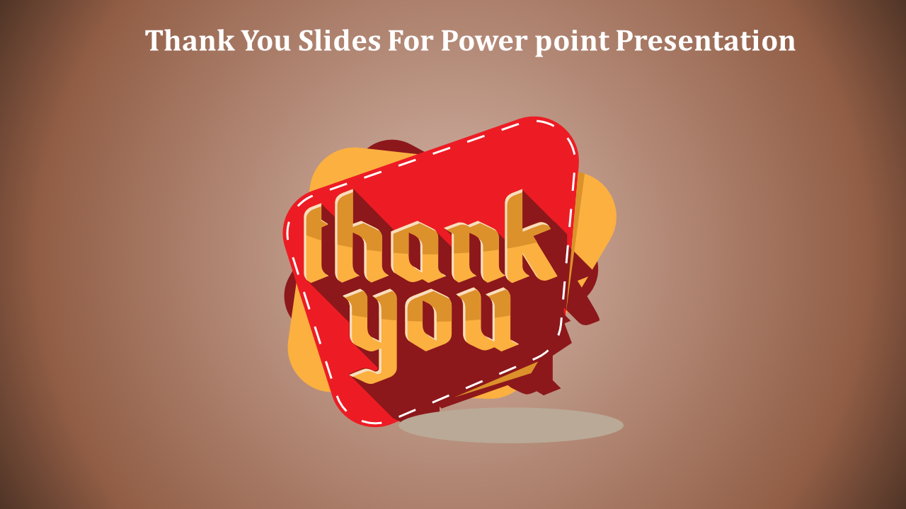 Thank You Slides Free Powerpoint Template